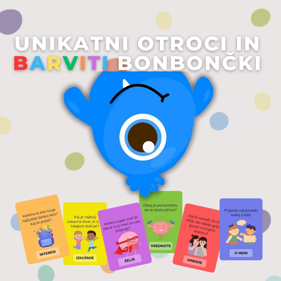 UNIKATNI OTROCI IN BARVITI BONBONČKI