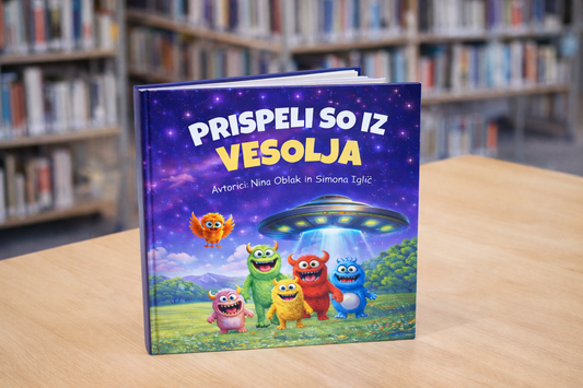(prednaročilo) PRISPELI SO IZ VESOLJA - knjiga za otroke