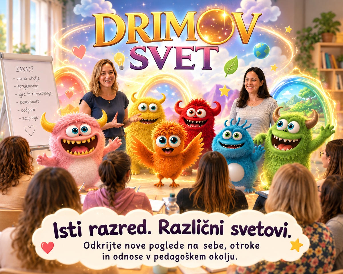 Drimov svet - celodnevno izobraževanje za pedagoške delavce