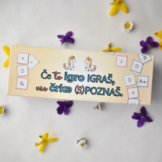 ČE TO IGRO IGRAŠ, VSE ČRKE (S)POZNAŠ